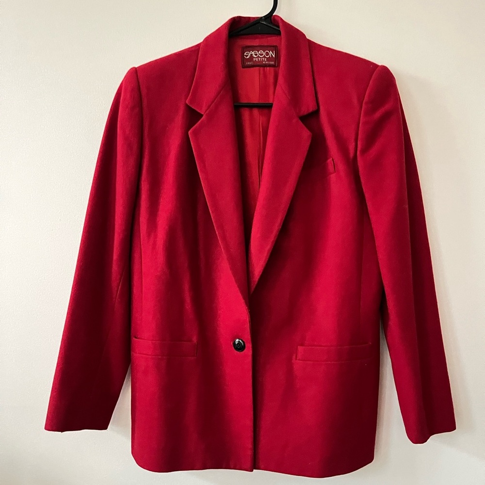 SASSON Made in Paris Wool Vintage Blazer